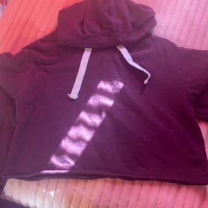 Crop top hoodie